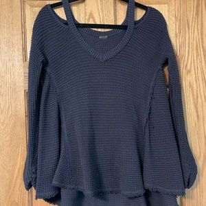Free people dark grey sweater